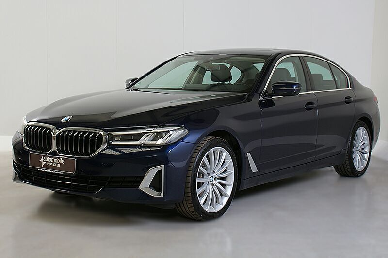 Tansanitblau met. Gebraucht 2020 BMW 520 Luxury Line Limousine | 34.439 € (Etwas zu teuer) - Bild 1/4