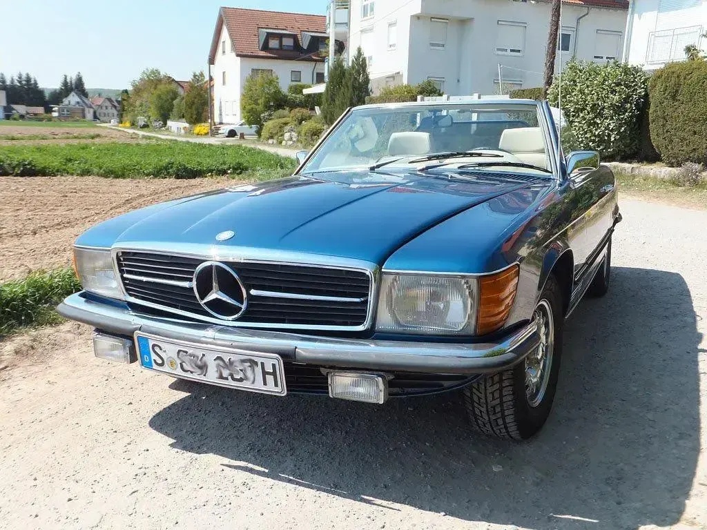 Gebraucht Mercedes SL450 224 PS (164 kW) 1973 Blau Cabrio