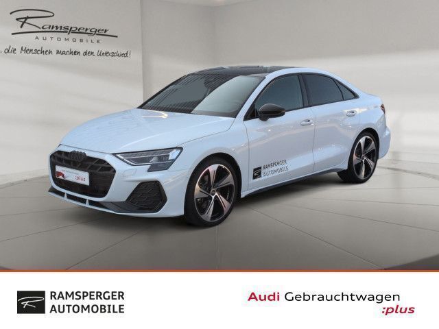 Gletscherweiß metallic Gebraucht 2024 Audi A3 S-Line Limousine | 43.880 € - Bild 1/4