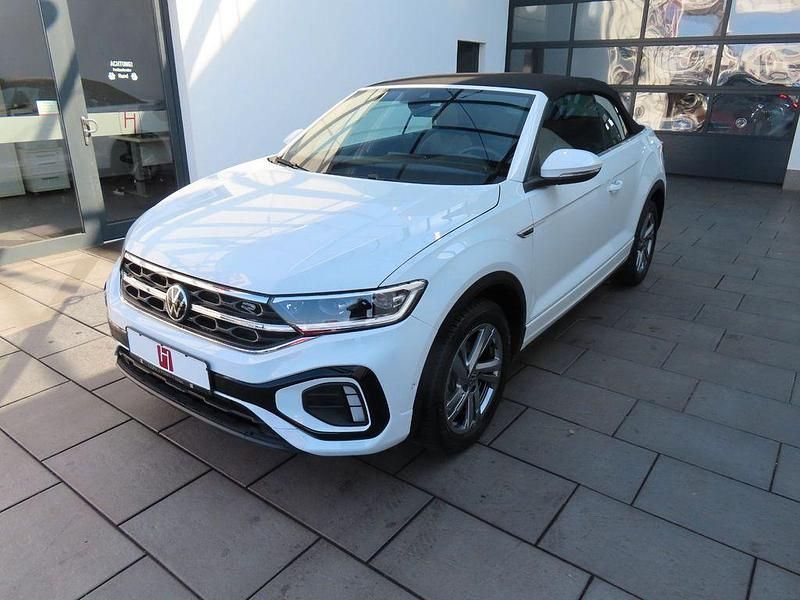 Gebraucht VW T-Roc Cabriolet R-line 150 PS (110 kW) 2024 Weiß Cabrio