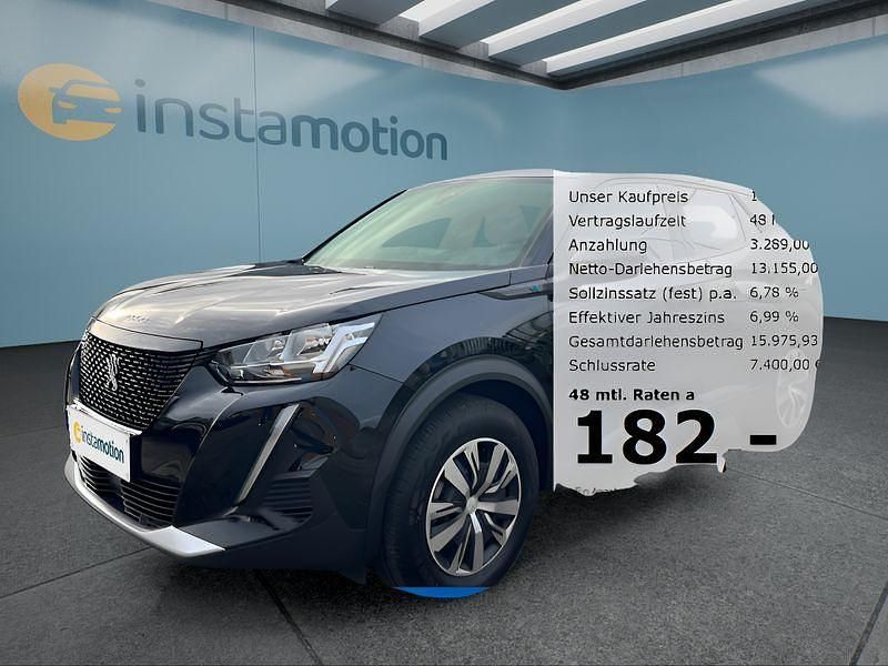 Schwarz Gebraucht 2022 Peugeot e-2008 Active SUV | 16.949 € (Guter Preis) - Bild 1/4