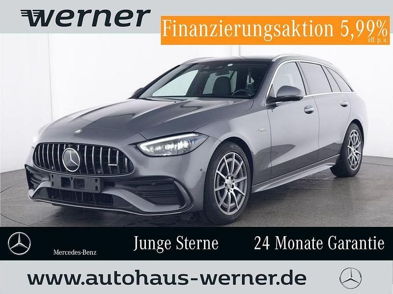 Lack selenitgrau Gebraucht 2024 Mercedes C43 AMG Premium Kombi | 53.135 € (Guter Preis) - Bild 1/4