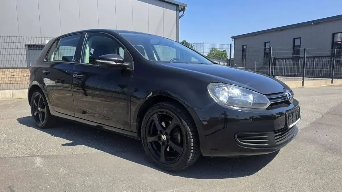 Gebraucht VW Golf VI Trendline 80 PS (58 kW) 2009 Schwarz Kleinwagen