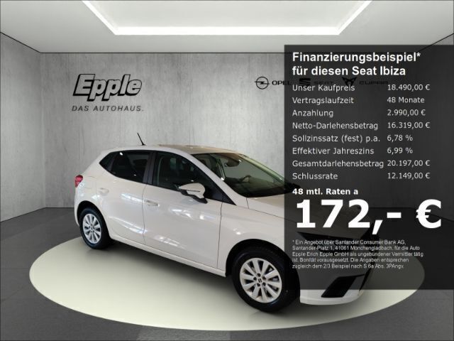 Weiß Gebraucht 2024 Seat Ibiza Style Limousine | 18.690 € (Guter Preis) - Bild 1/4