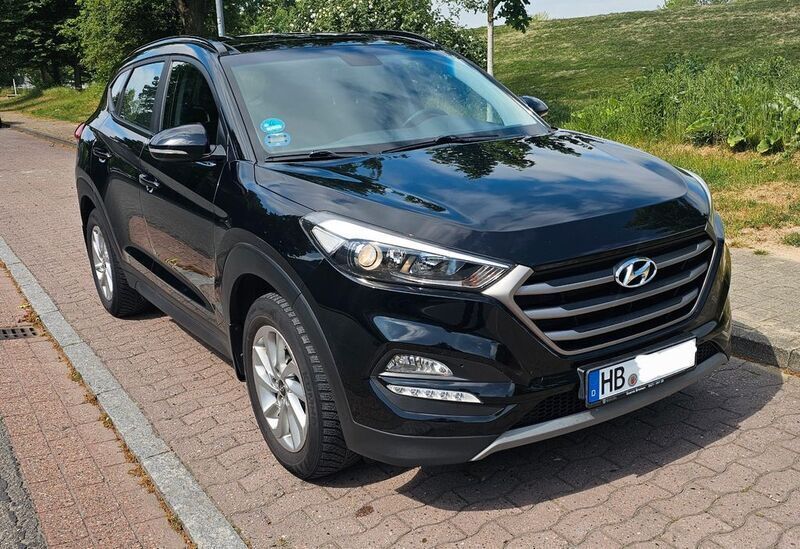 Schwarz Gebraucht 2018 Hyundai Tucson SUV | 16.999 € (Fairer Preis) - Bild 1/4