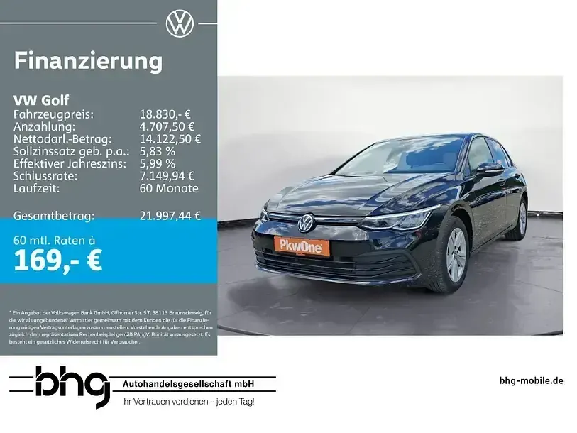Gebraucht VW Golf VIII Life 131 PS (96 kW) 2022 Limousine
