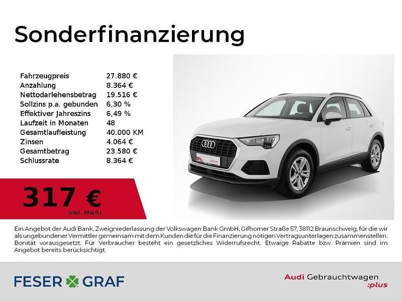 Gebraucht Audi Q3 Basis 150 PS (110 kW) 2023 Arkonaweiß SUV