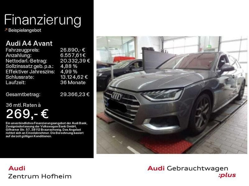 Gebraucht Audi A4 Advanced 204 PS (150 kW) 2022 Terragrau metallic Kombi
