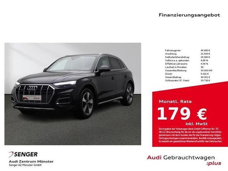 Mythosschwarz metallic Gebraucht 2022 Audi Q5 Ambiente SUV | 46.480 € (Fairer Preis) - Bild 1/3
