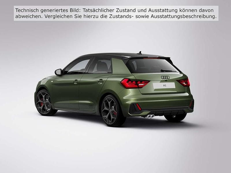 Neu Audi A1 S-line plus 207 PS (152 kW) 2025 Distriktgrün metallic Limousine