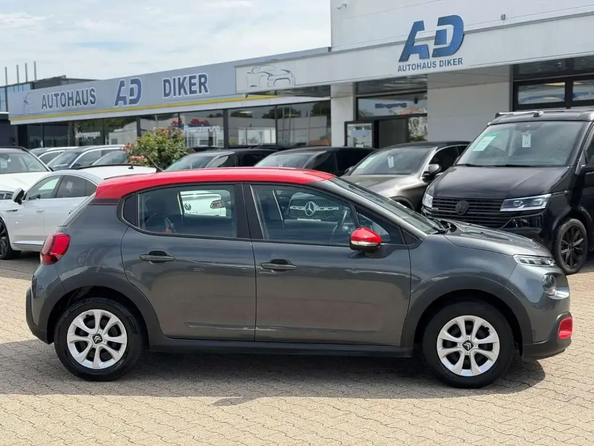 Gebraucht Citroën C3 Feel 82 PS (60 kW) 2017 Lack grau shark/metallic klarl Kleinwagen