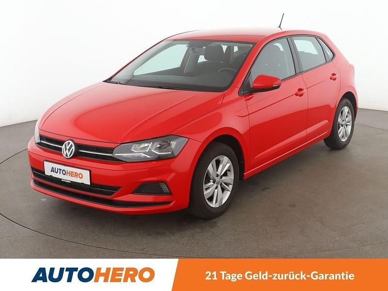 Rot Gebraucht 2019 VW Polo Advance Limousine | 12.010 € (Fairer Preis) - Bild 1/3