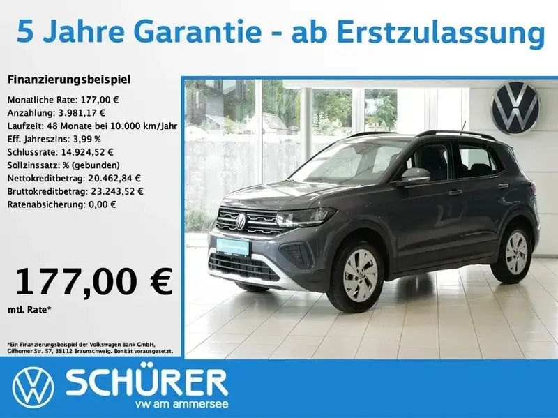 Grau Gebraucht 2024 VW T-Cross Life SUV | 23.986 € (Fairer Preis) - Bild 1/4