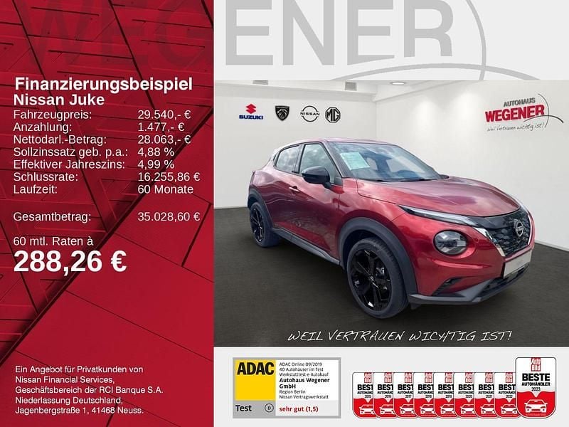 Gebraucht Nissan Juke 360º 143 PS (105 kW) 2025 Fuji sunset red SUV
