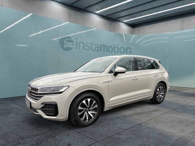Beige Gebraucht 2021 VW Touareg Elegance SUV | 48.190 € (Etwas zu teuer) - Bild 1/2
