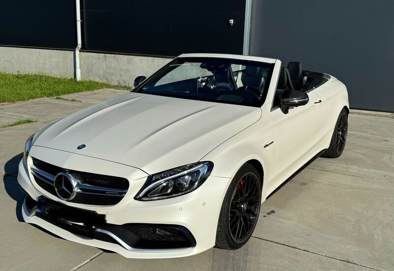 Weiß Gebraucht 2016 Mercedes C63S AMG AMG Cabrio | 69.900 € (Teuer) - Bild 1/4