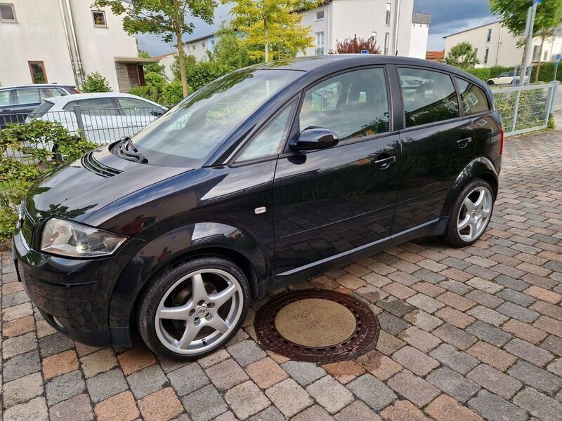 Schwarz Gebraucht 2002 Audi A2 S-Line Kleinwagen | 5.690 € (Etwas zu teuer) - Bild 1/4