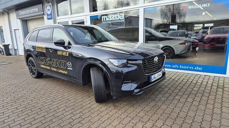 Jet black Gebraucht 2024 Mazda CX-80 Homura-Line SUV | 55.990 € (Guter Preis) - Bild 1/4