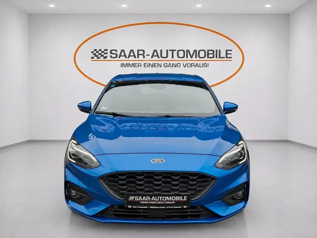 Używany Ford Focus ST-Line 182 KM (133 kW) 2020 Niebieski Sedan/Limuzyna