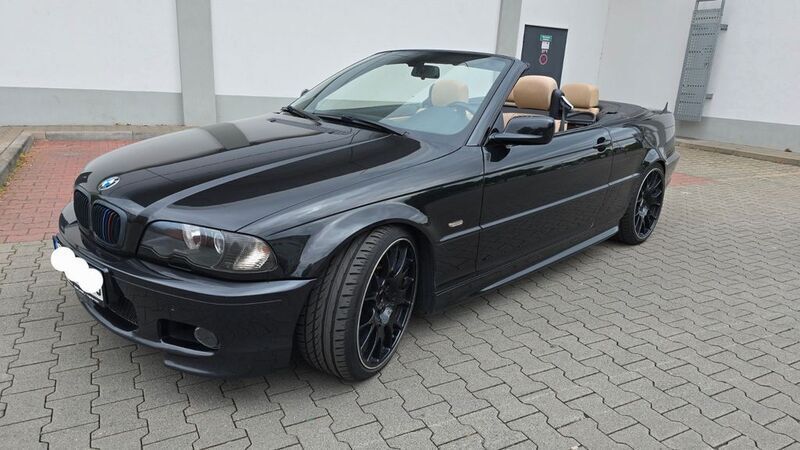 Schwarz Gebraucht 2002 BMW 320 Cabriolet M Sport Cabrio | 5.200 € (Superpreis) - Bild 1/4