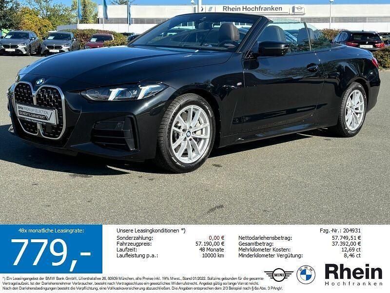 Schwarz Gebraucht 2025 BMW 430 Cabriolet M Sport Cabrio | 56.190 € (Teuer) - Bild 1/3