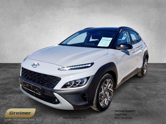 Gebraucht Hyundai Kona Trend 105 PS (77 kW) 2021 Cyber grey / phantom black (metallic) SUV