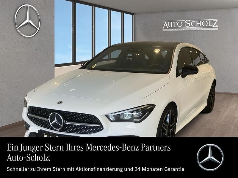 Weiß Gebraucht 2020 Mercedes CLA180 Shooting Brake AMG Kombi | 26.996 € (Fairer Preis) - Bild 1/4