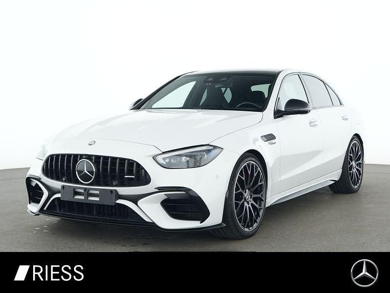 Manufaktur lack manufaktur opalithweiß bright Gebraucht 2024 Mercedes C63 AMG AMG Limousine | 82.900 € (Fairer Preis) - Bild 1/4