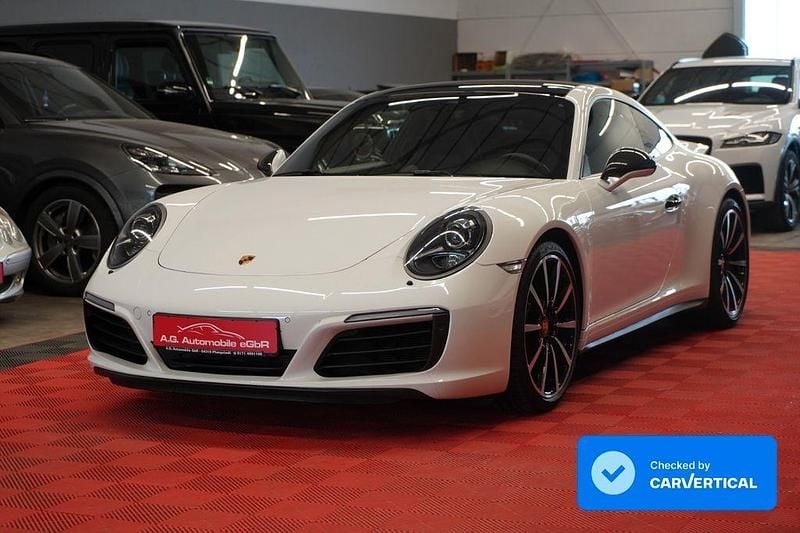 Weiß Gebraucht 2018 Porsche 911 Carrera 4 Sport Coupé | 82.950 € (Guter Preis) - Bild 1/4