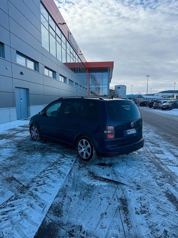 Gebraucht VW Touran Cross 140 PS (102 kW) 2007 Blau Van / Kleinbus