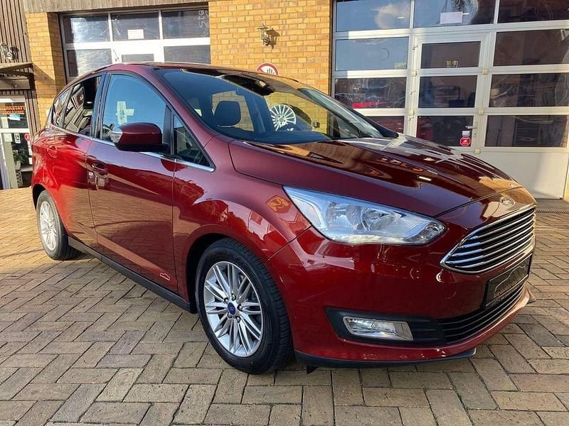 Rot Gebraucht 2017 Ford C-MAX Titanium Van / Kleinbus | 9.990 € - Bild 1/4