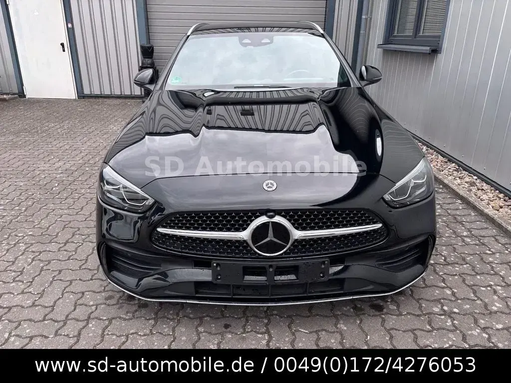 Gebraucht Mercedes C200 AMG line 163 PS (119 kW) 2023 Obsidianschwarz Kombi