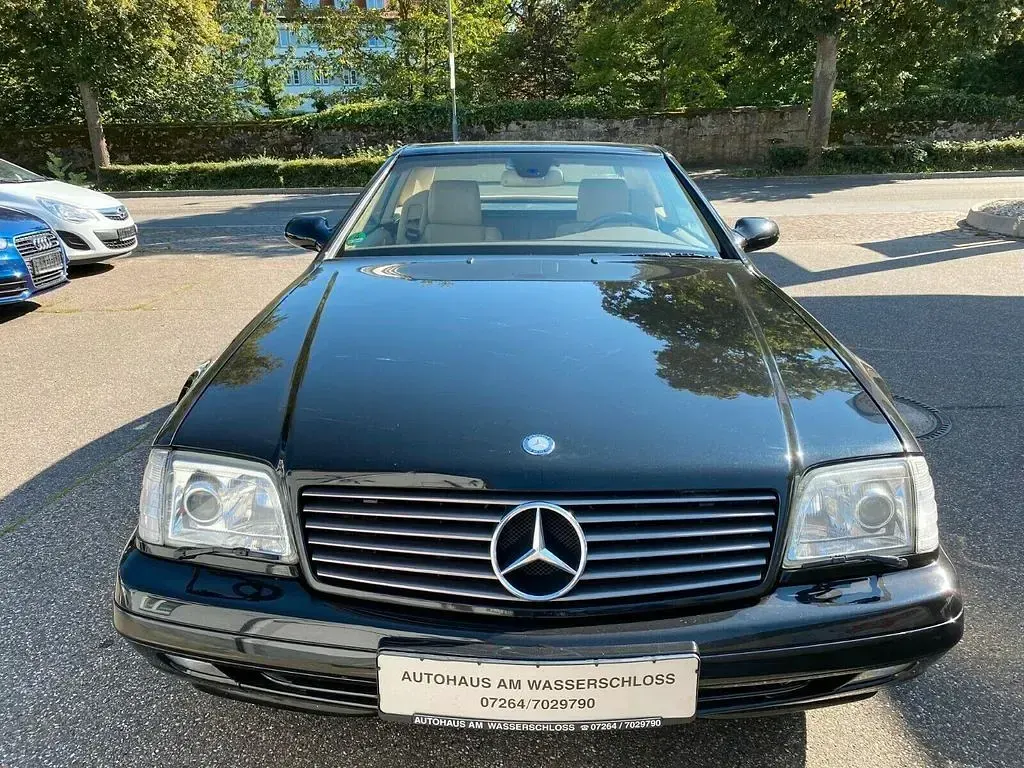 Gebraucht Mercedes SL320 AMG 224 PS (164 kW) 1999 Schwarz Cabrio