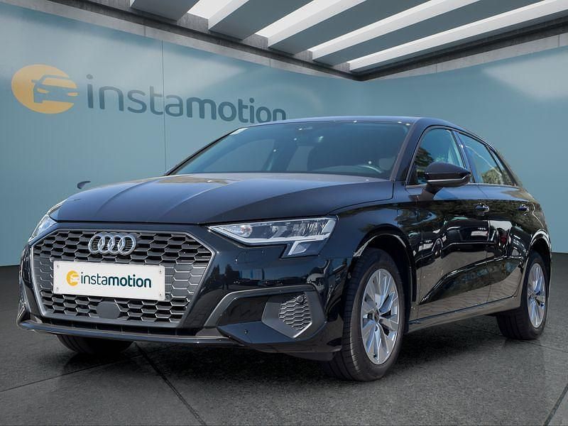 Schwarz Gebraucht 2023 Audi A3 Sportback e-tron Kleinwagen | 27.599 € (Fairer Preis) - Bild 1/4