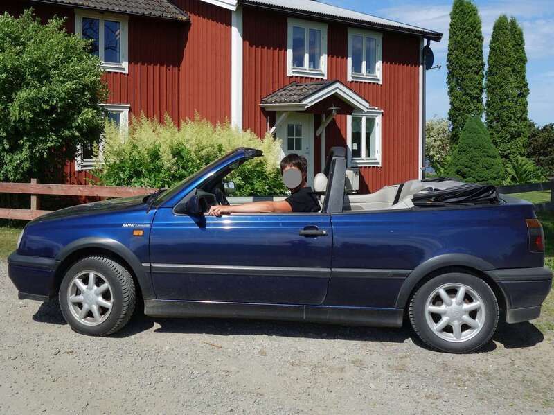 Blau Gebraucht 1994 VW Golf Cabriolet Cabrio | 4.299 € - Bild 1/4