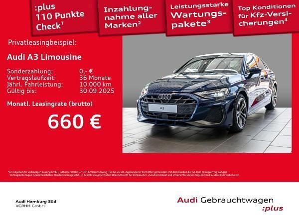 Gebraucht Audi A3 Ambiente 150 PS (110 kW) 2025 Blau (2d navarrablau metallic) Limousine