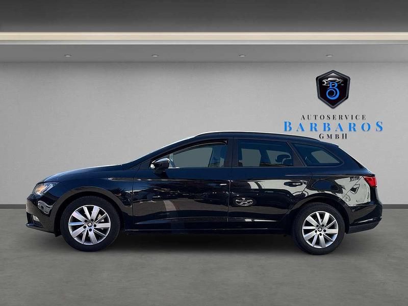 Gebraucht Seat Leon Reference 110 PS (80 kW) 2015 Mitternachtsschwarz Kombi