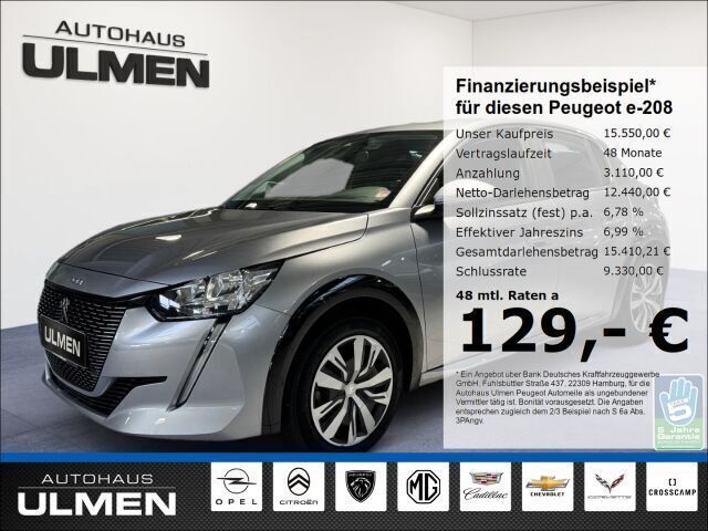 Grau Gebraucht 2022 Peugeot e-208 Active Kleinwagen | 15.550 € (Fairer Preis) - Bild 1/4