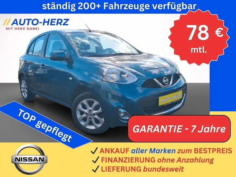 Türkis Gebraucht 2017 Nissan Micra Acenta Kleinwagen | 6.490 € (Fairer Preis) - Bild 1/3