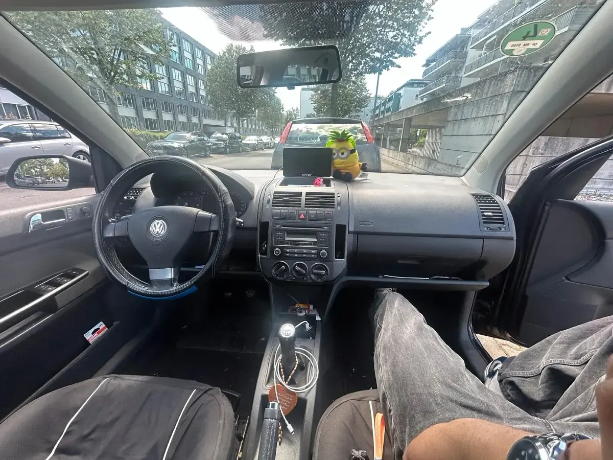 Gebraucht VW Polo 54 PS (39 kW) 2007 Schwarz Kleinwagen