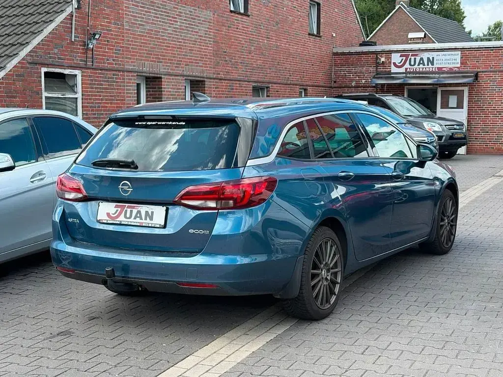 Gebraucht Opel Astra Dynamic 110 PS (80 kW) 2016 Blau Kombi