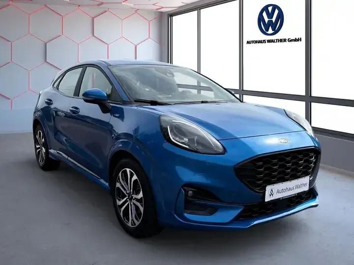 Dynamicblau metallic Gebraucht 2023 Ford Puma ST SUV | 16.450 € (Fairer Preis) - Bild 1/3
