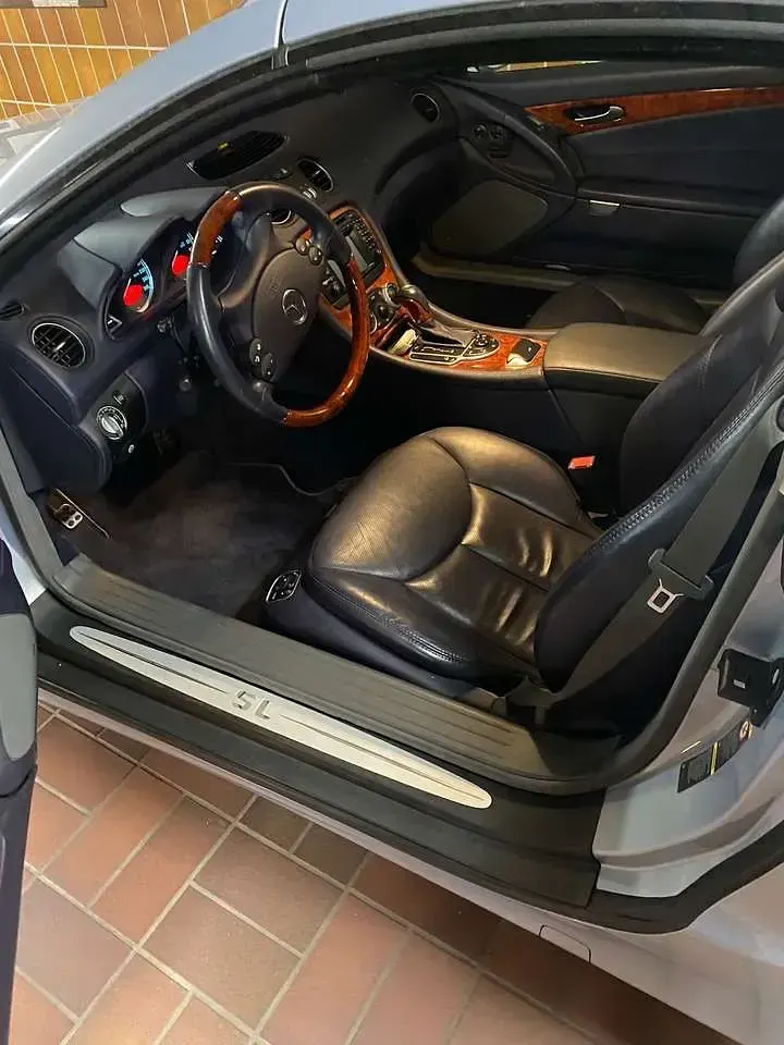 Gebraucht Mercedes SL500 306 PS (225 kW) 2002 Blau Cabrio
