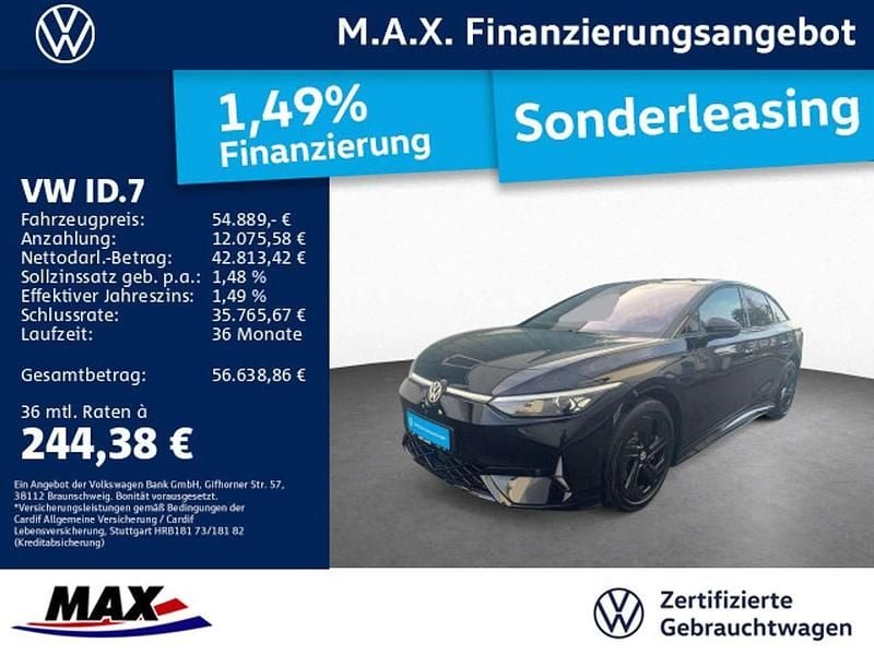 Schwarz Gebraucht 2025 VW ID.7 GTX SUV | 54.889 € (Fairer Preis) - Bild 1/2