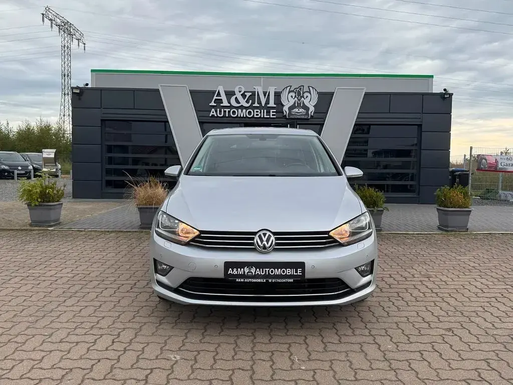Gebraucht VW Golf Sportsvan Allstar 150 PS (110 kW) 2016 Silber Van / Kleinbus