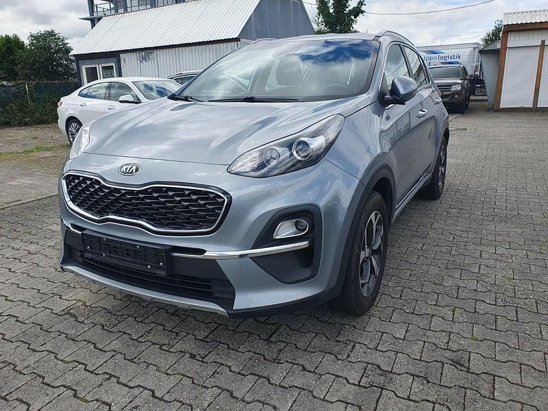 Grau Gebraucht 2021 Kia Sportage Vision SUV | 15.999 € - Bild 1/4