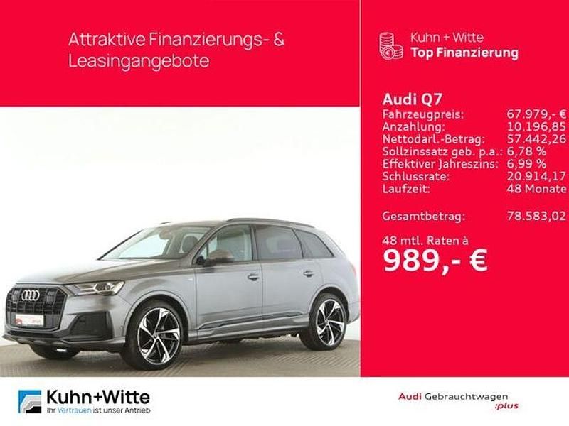 Gebraucht Audi Q7 S-Line 286 PS (210 kW) 2023 Individuallackierungen audi exclusive SUV