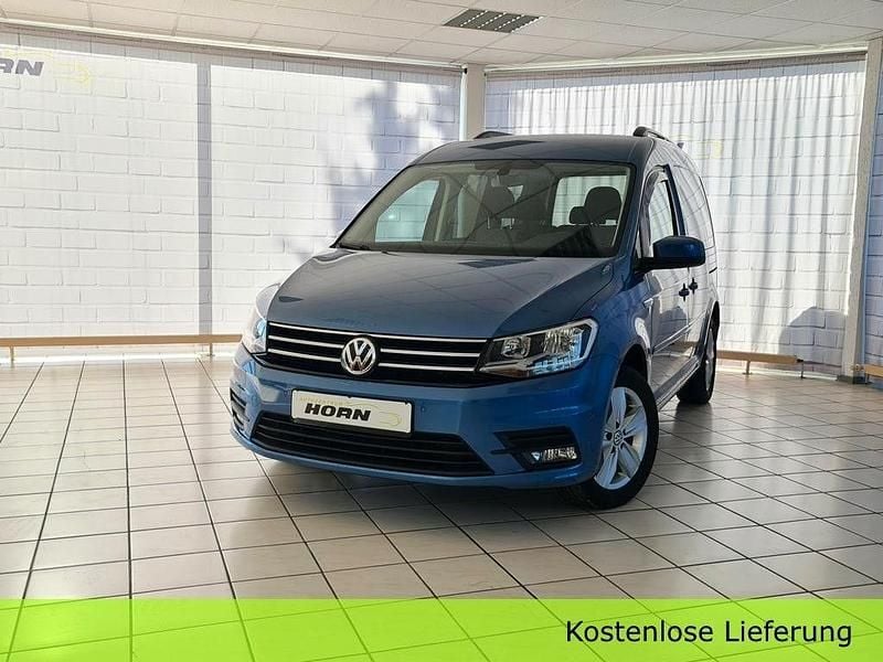 Gebraucht VW Caddy Comfortline 125 PS (91 kW) 2017 Blau Van / Kleinbus