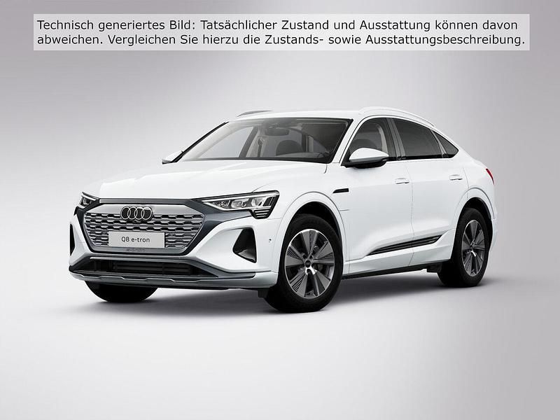 Gletscherweiß metallic (metallic) Gebraucht 2023 Audi Q8 Sportback e-tron Ambiente SUV | 47.990 € (Guter Preis) - Bild 1/4