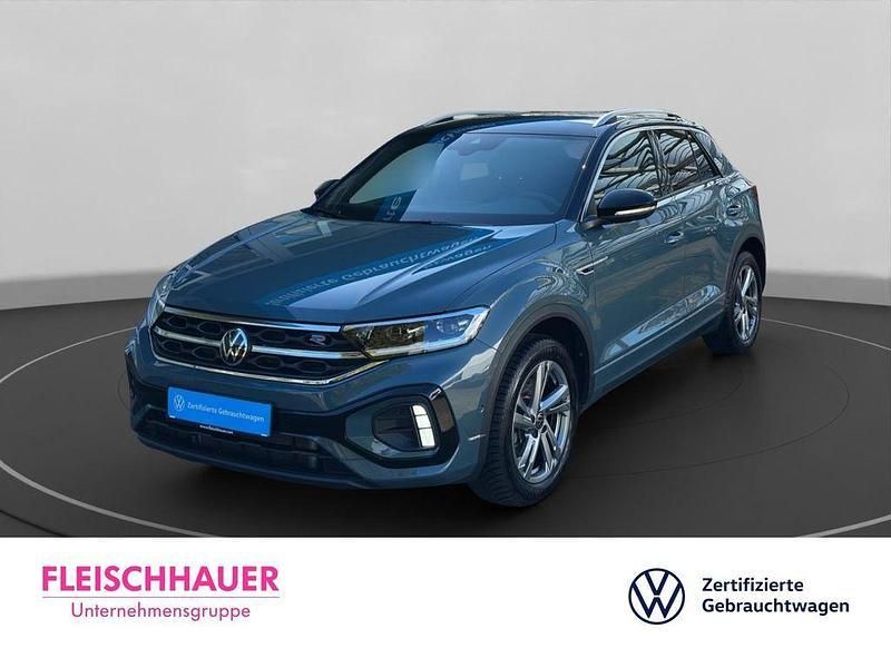 Blau Gebraucht 2024 VW T-Roc R-line SUV | 30.490 € (Fairer Preis) - Bild 1/4